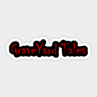 GraveYard Logo Red Sticker